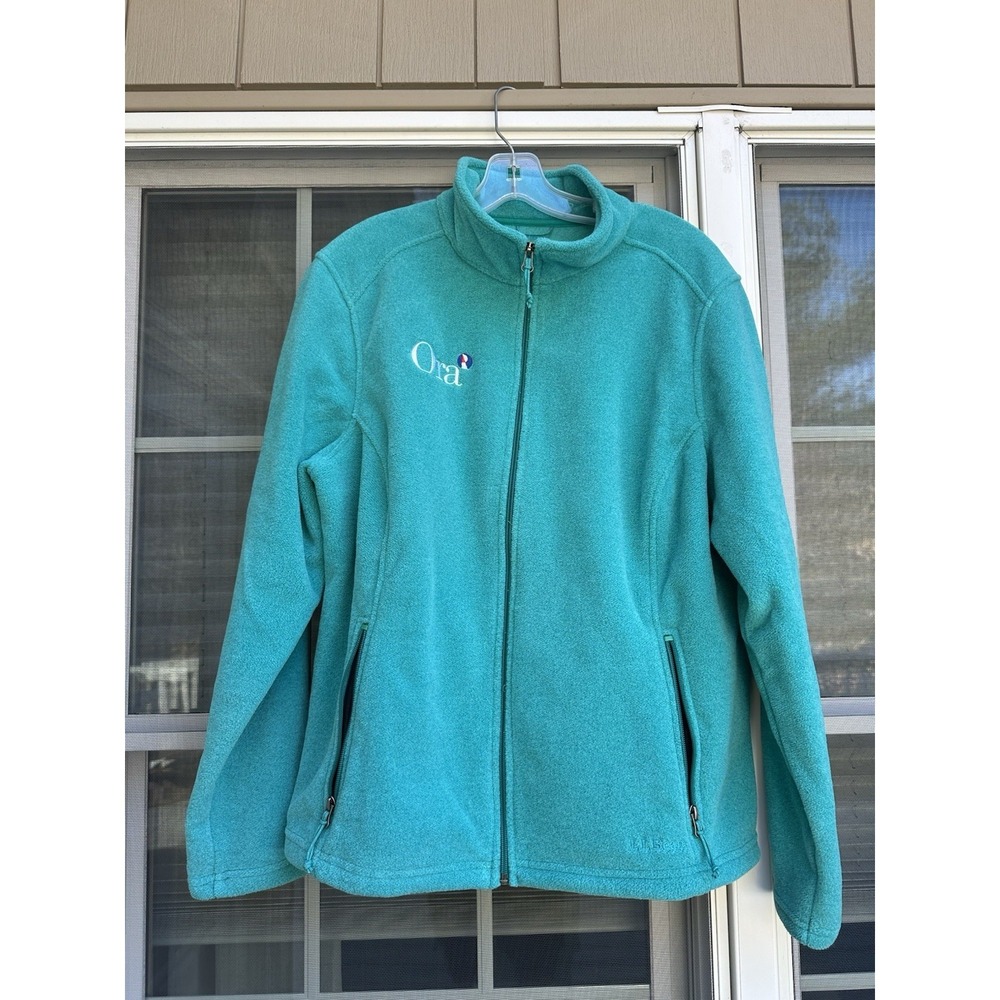 L.L. Bean  Classic Microfleece Full Zip Sweater Jacket Womens Size XL